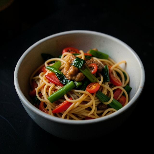 Stir-Fry Spaghetti